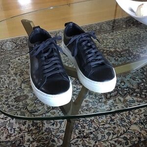 Vagabond Zoe Platform Black Sneakers  37 GUC